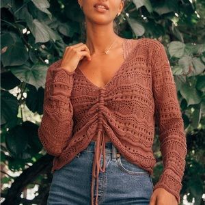 Size L Lulus crochet top